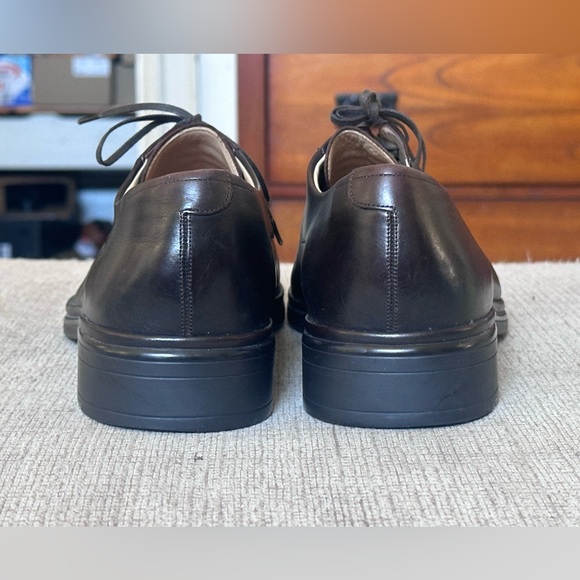 Bally Newland Dark Brown Chocolate Calf Leather Men\'s  Oxford Shoes Size 9.5 D main image 9